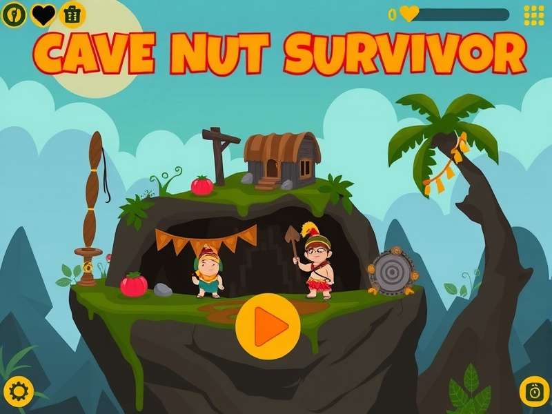Cave Nut Survivor gameplay screenshot